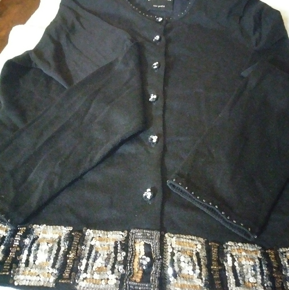 Michael Simon Embellished Cardigan😍Vintage🌷